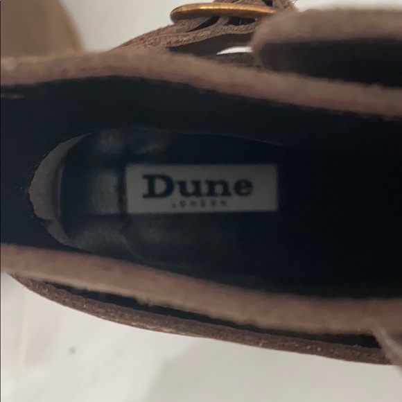 Dune London suede wood heel boots - Picture 4 of 4